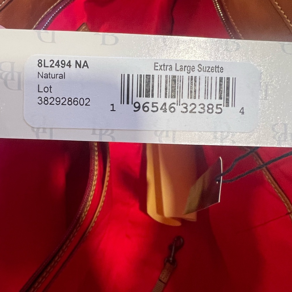 Dooney & Bourke XL Florentine Suzette tote. Weekender, travel . Color Natural - Picture 6 of 8